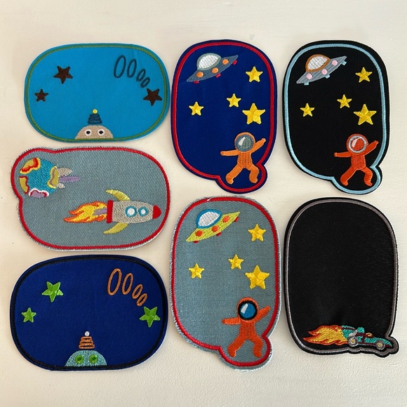 Other - Space-Themed Embroidered Patches